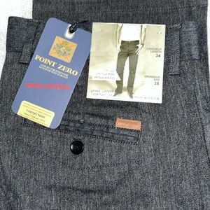 Brand new with tags Point Zero Charcoal Jeans 38 Waist 34 Inseam.